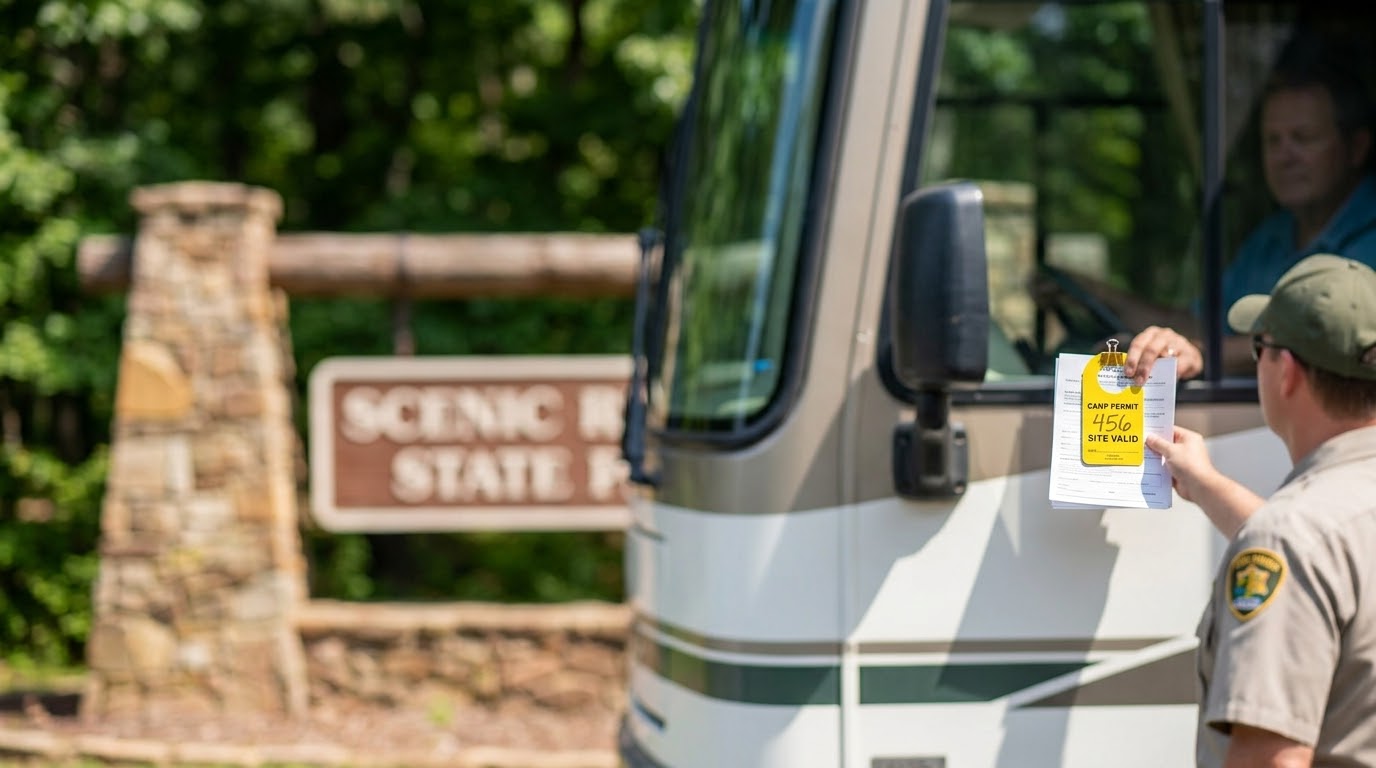 Campground Parking Permit Hang Tags
